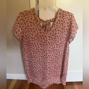 Everleigh Red Rose Blouse- Medium